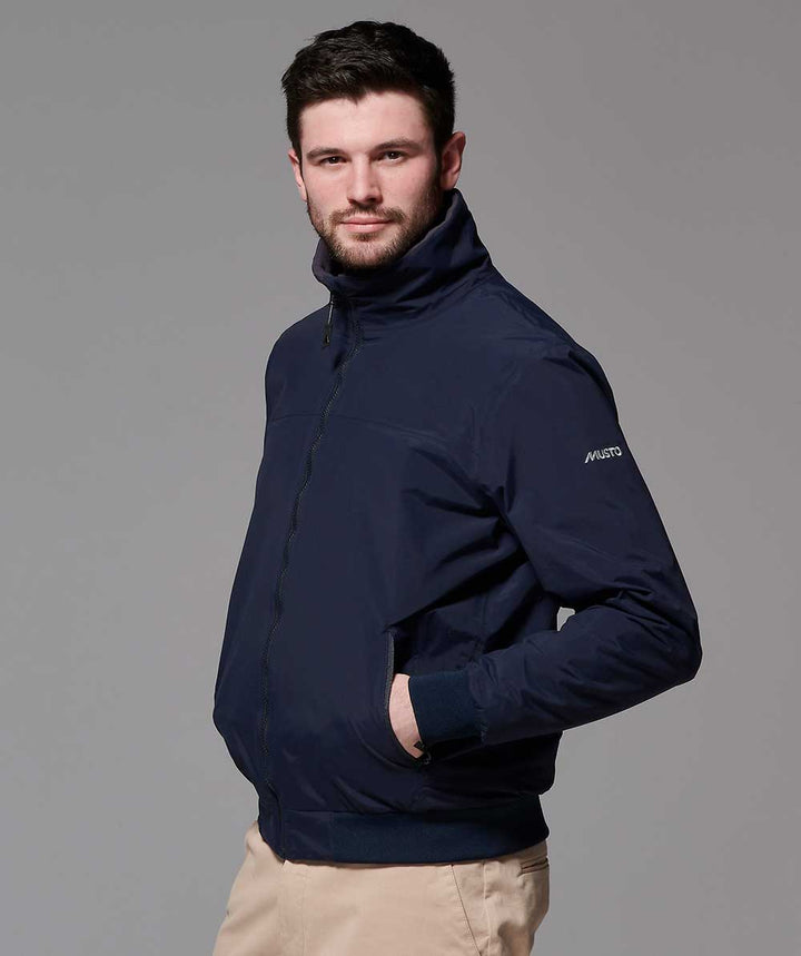 Blouson Bomber Holland Cooper Doublé Marine - Taille Medium (10-12), Occasion Porté Une Fois