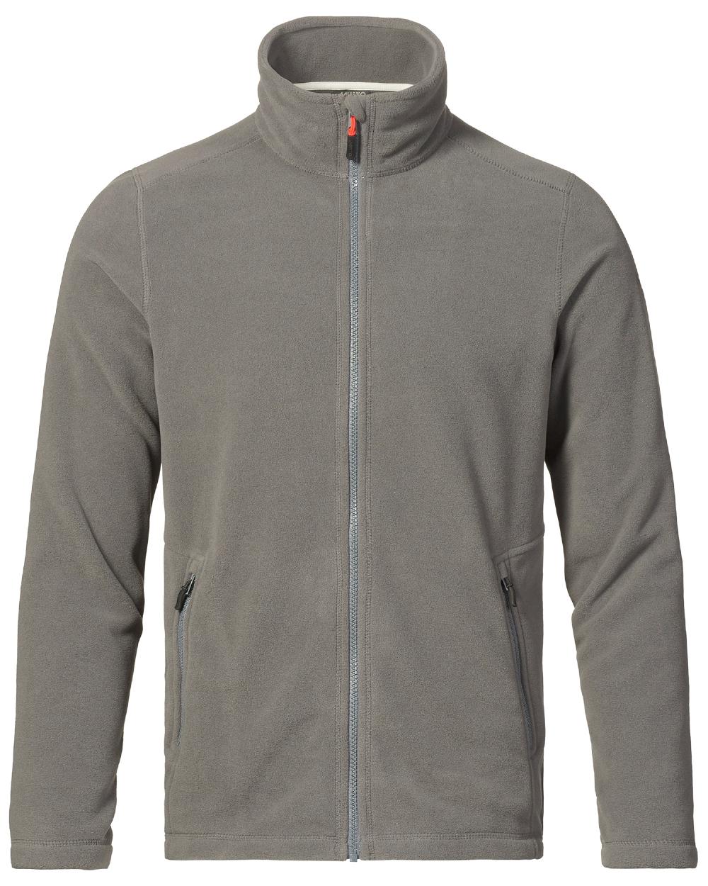 Charcoal coloured Musto Corsica Polartec 200gm Fleece 2.0 on White background 