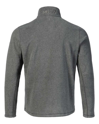 Dark Grey Marl coloured Musto Corsica Polartec 200gm Fleece 2.0 on white background 