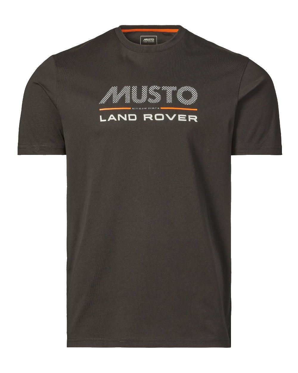 Musto Mens Land Rover Logo Short Sleeve T-Shirt 2.0 in Black 