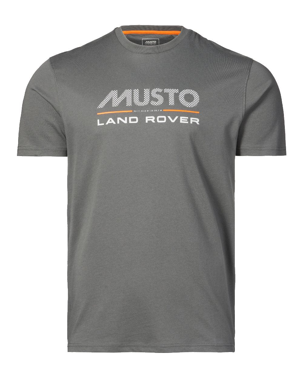 Musto Mens Land Rover Logo Short Sleeve T-Shirt 2.0 in Dark Grey 