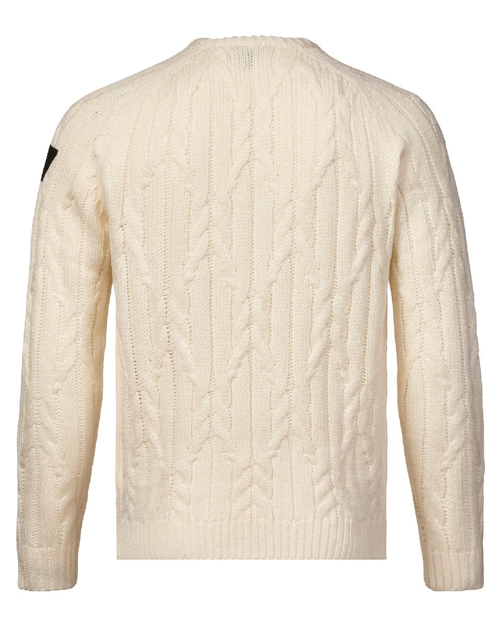 Musto Mens Marina Cable Knit Jumper in Antique Sail White 