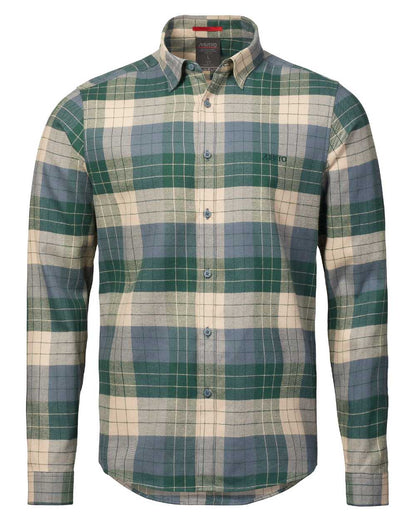 Musto Mens Marina Plaid Long Sleeve Shirt 2.0 in Stormy Weather 
