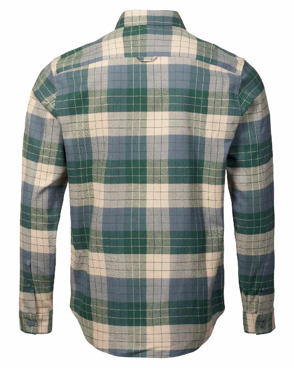 Musto Mens Marina Plaid Long Sleeve Shirt 2.0 in Stormy Weather 