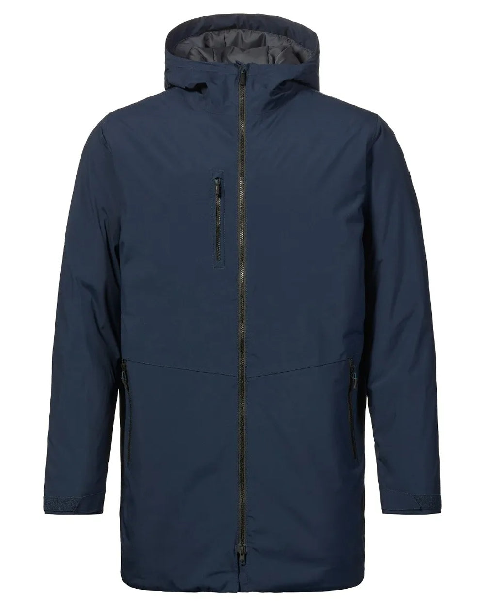 Musto Mens Marina Primaloft Long Rain Jacket in Navy