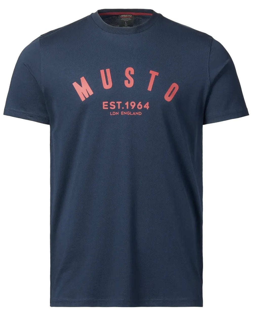 Musto Mens Marina Short Sleeve T-Shirt in Navy 