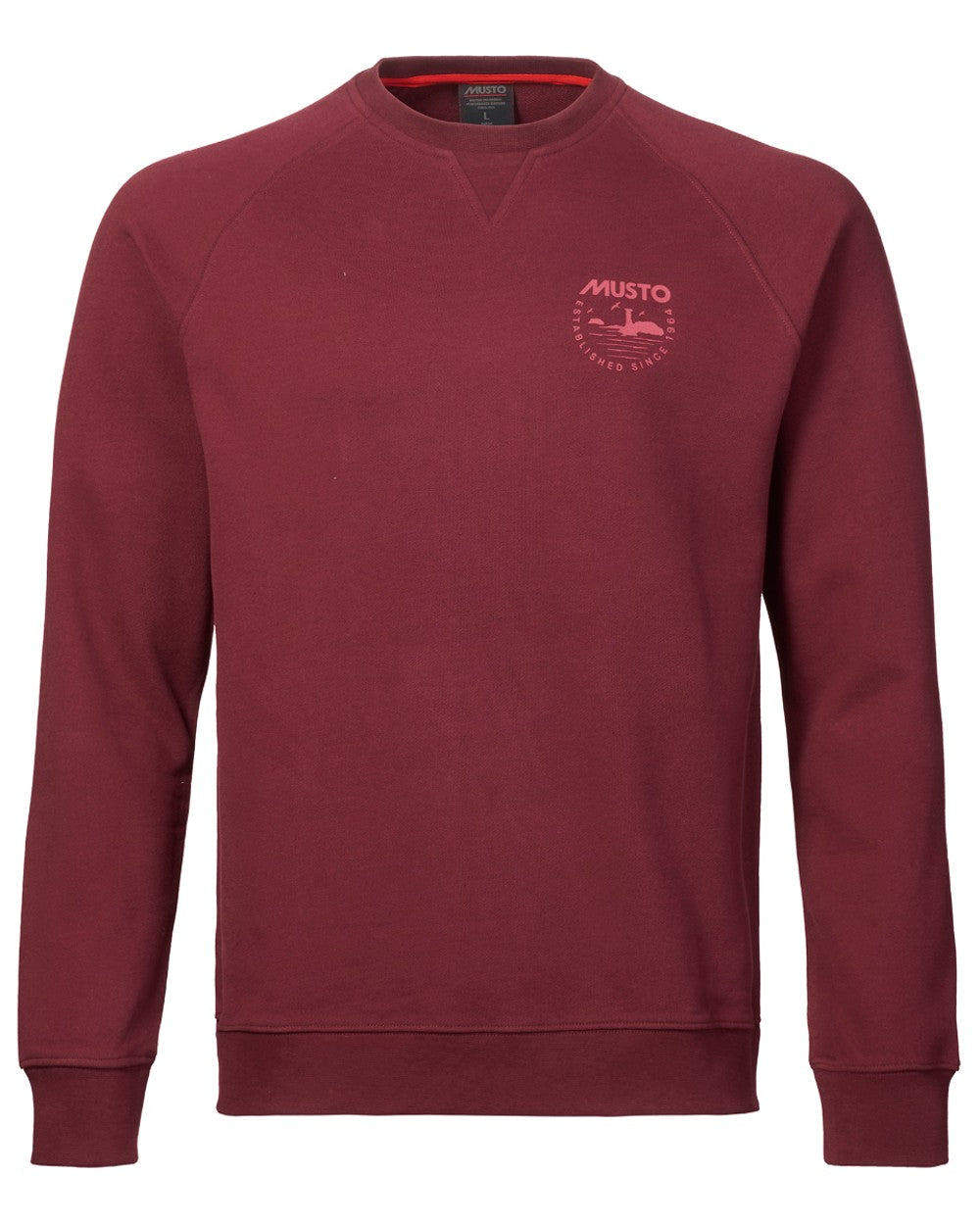 Musto Mens Marina Sweatshirt in Windsor Wine 