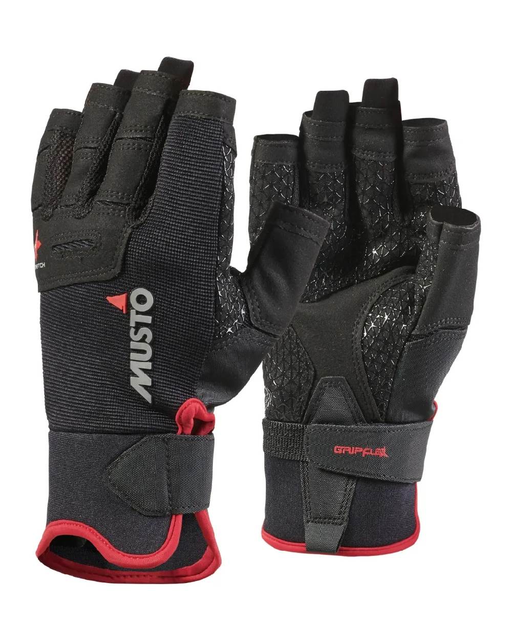 Musto Performance Short Finger Gloves in Black 