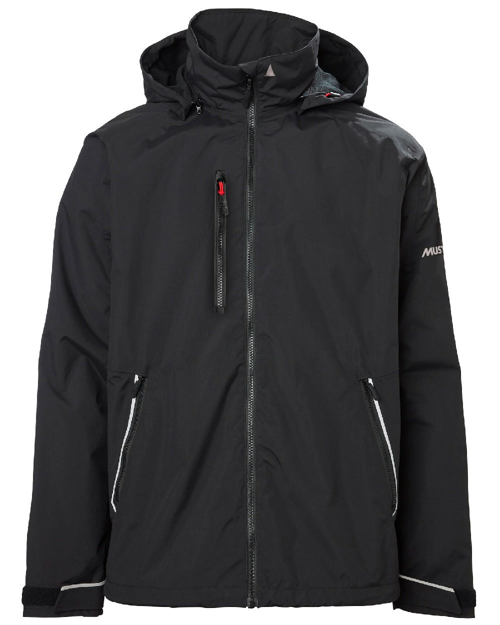 Black coloured Musto Sarinia Jacket on White background 