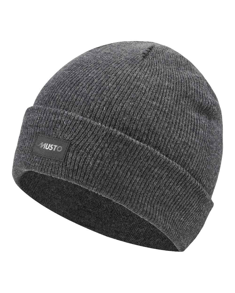 Musto Shaker Cuff Beanie in Dark Grey Marl 