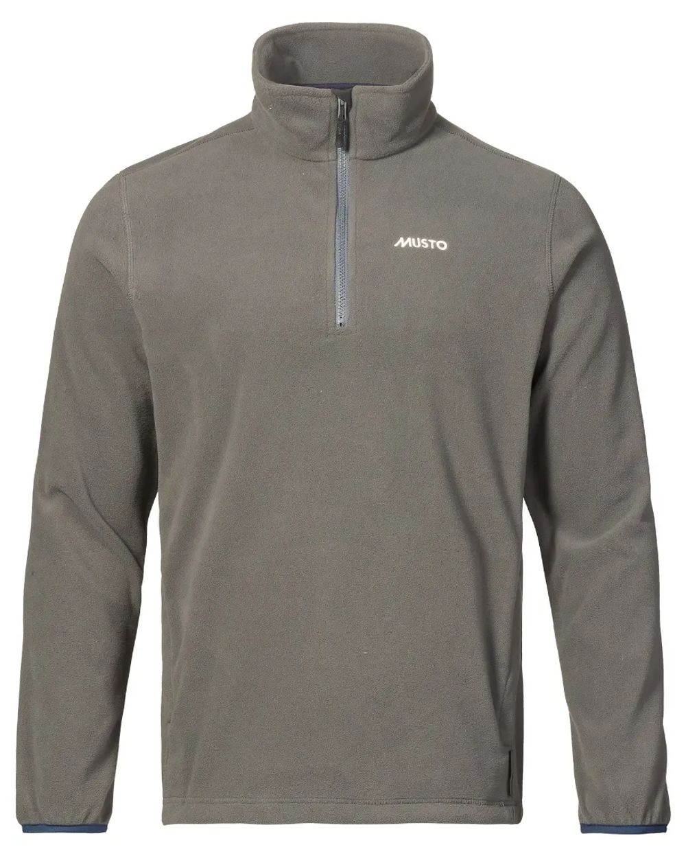 Charcoal coloured Musto Snug Fleece 2.0 on white background 