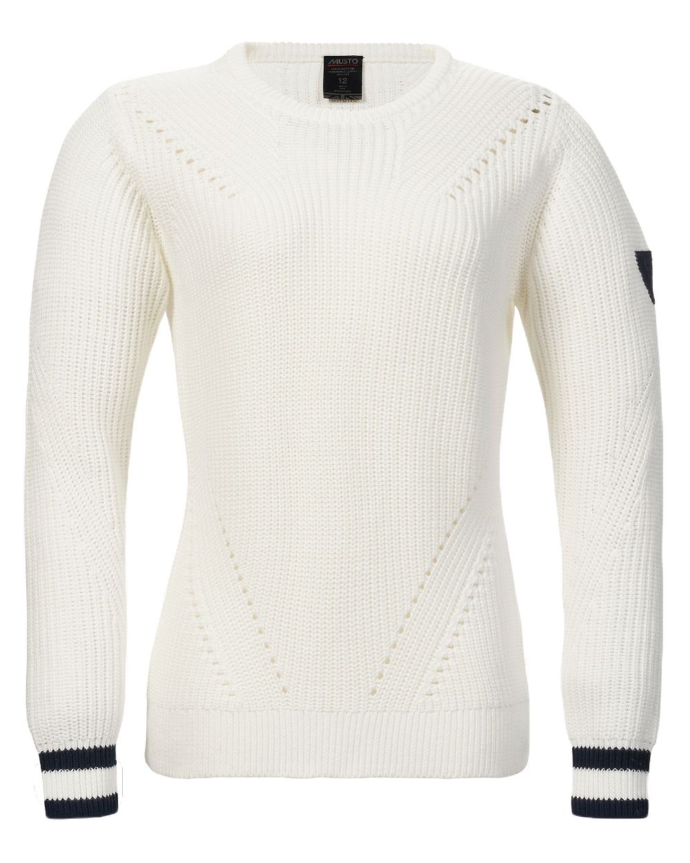 Musto Womens Marina Knit In Antique Sail White 