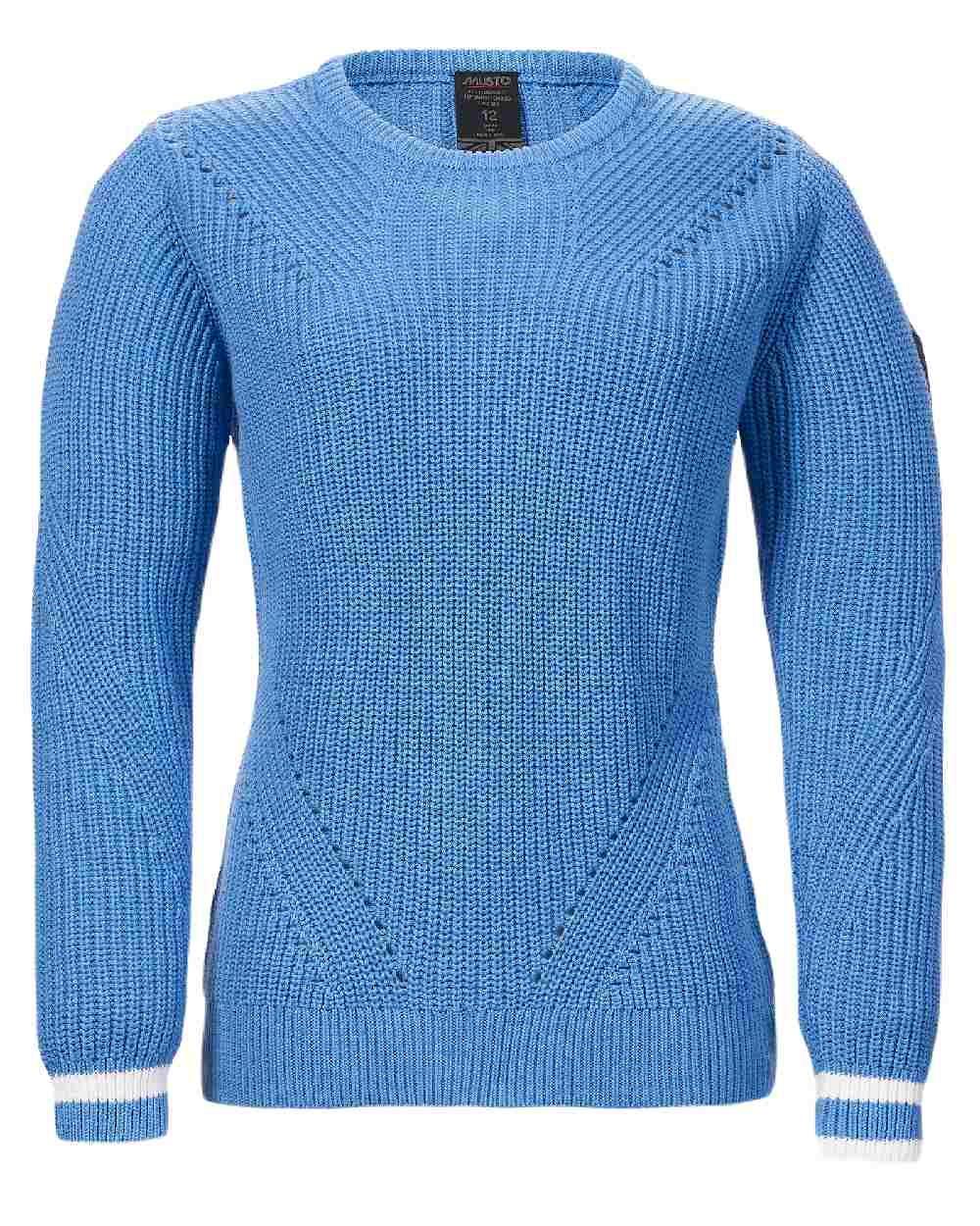 Musto Womens Marina Knit In Silver Lake Blue 