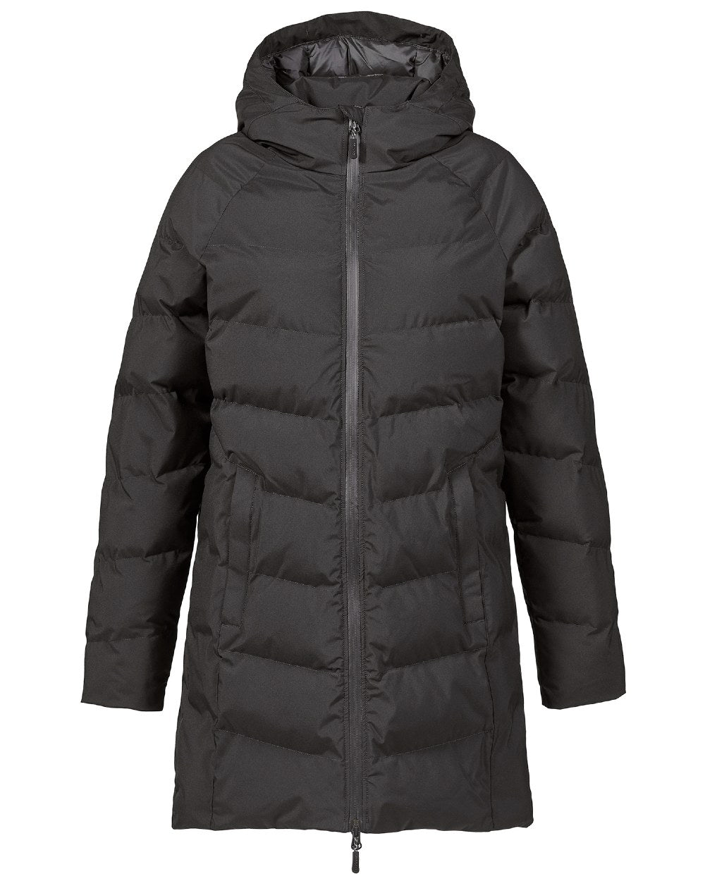 Musto Womens Marina Long Quilted Jacket in Black 