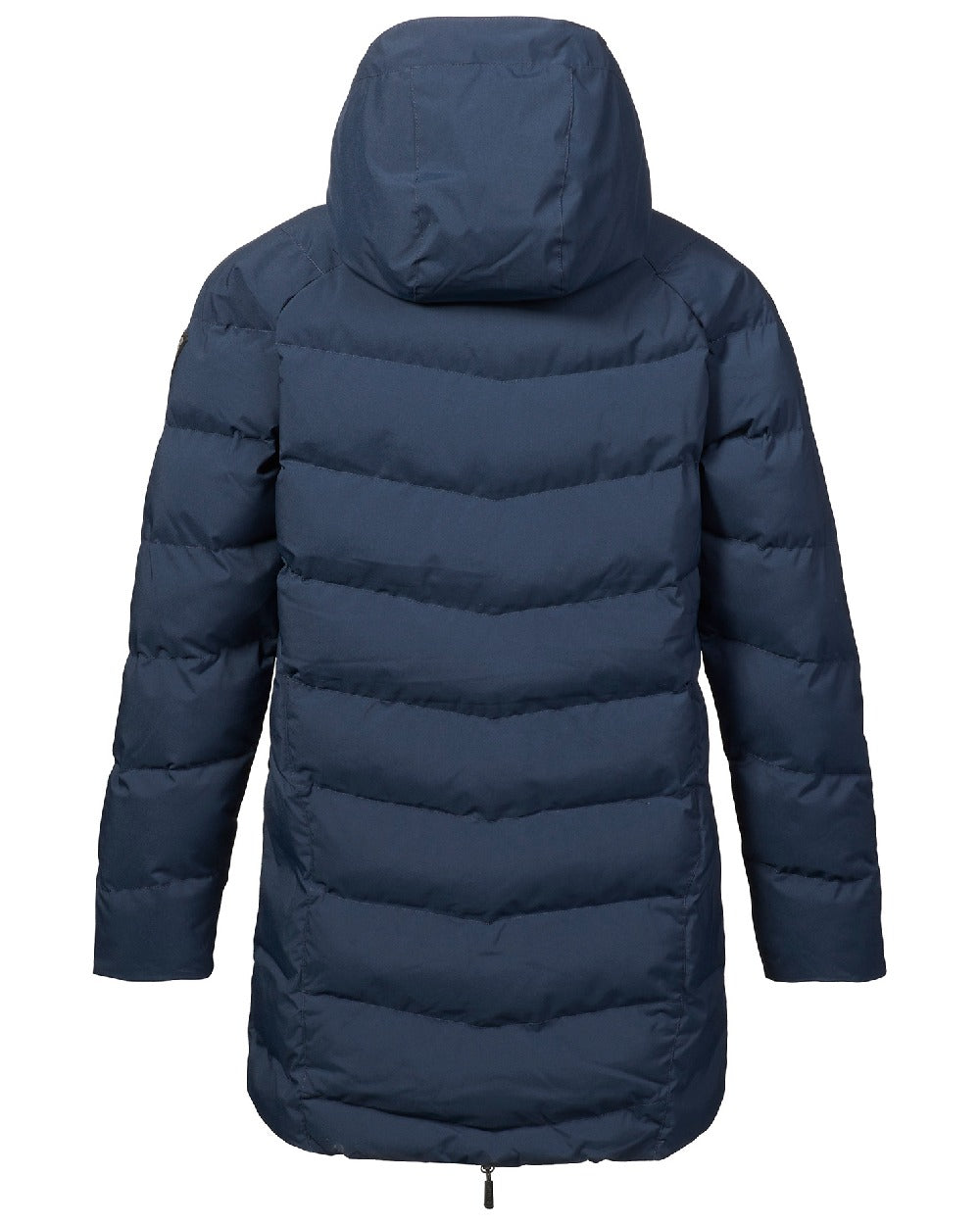 Musto Womens Marina Long Quilted Jacket in Navy 