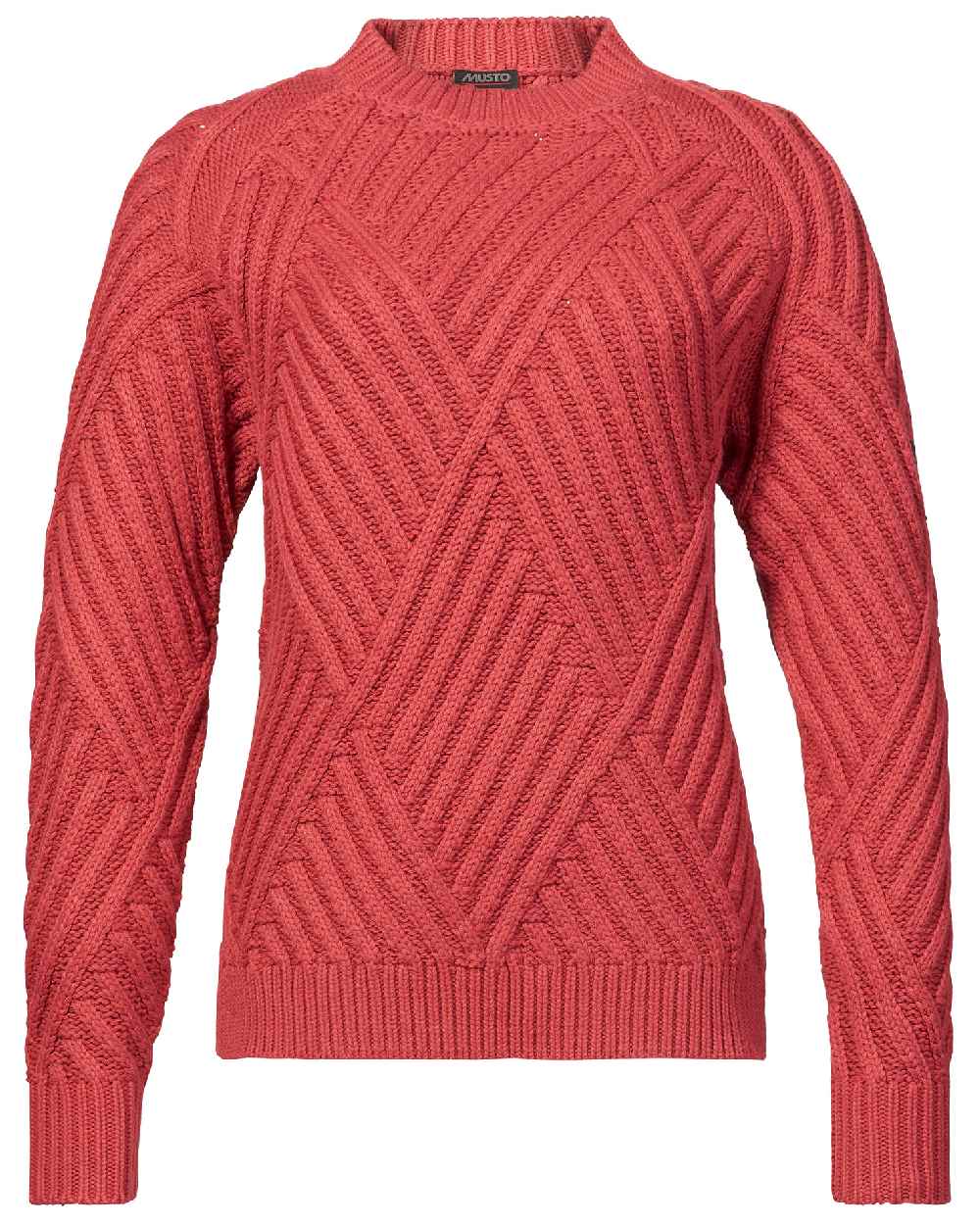 Musto Womens Marina Raised Crew Neck Knit in Astro Dust 