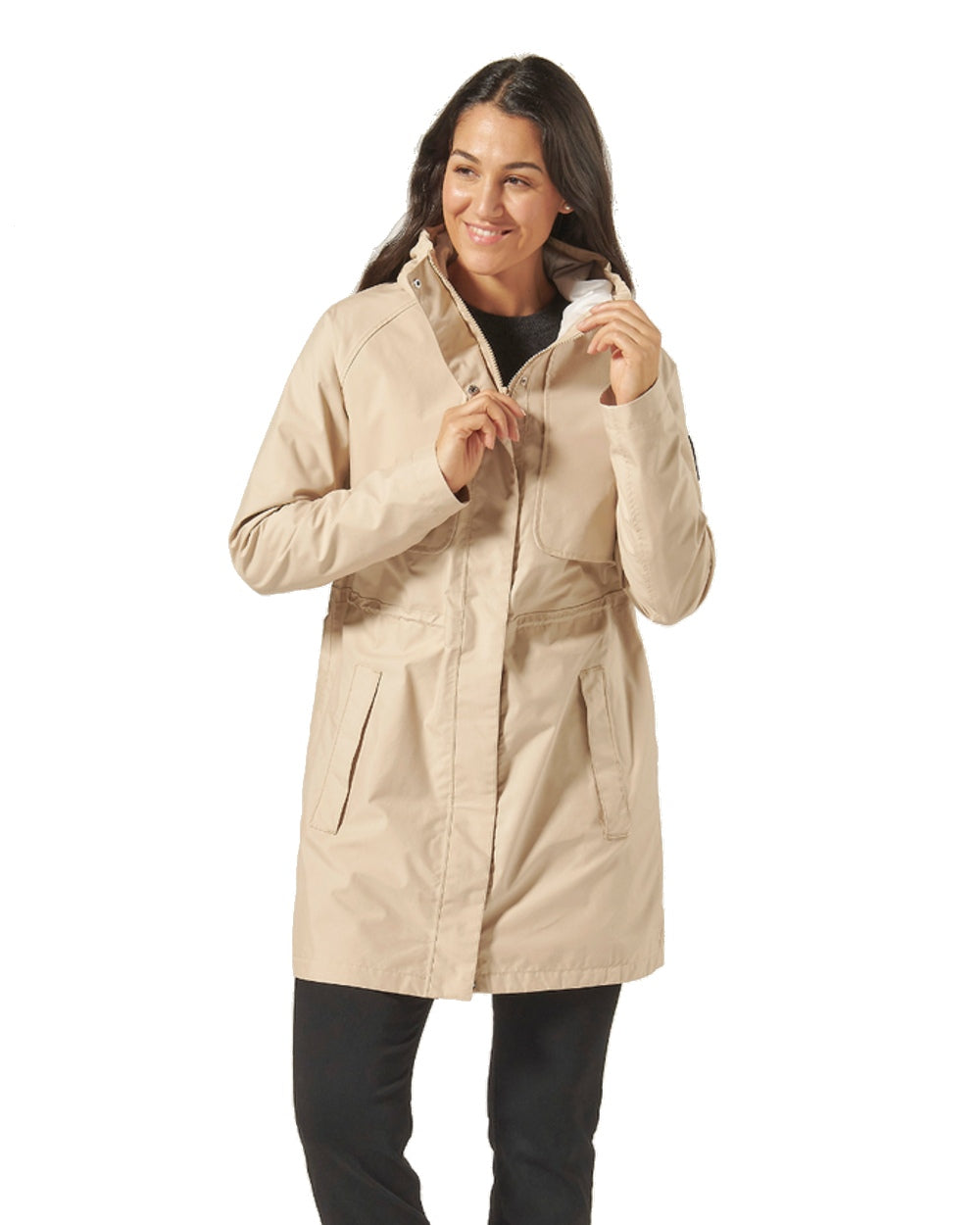 Musto Womens Marina Trench Coat in Beige 