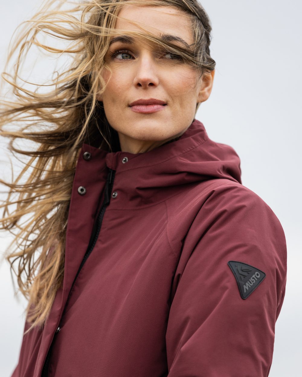 Musto Womens Primaloft 3 in 1 Parka in Windsor Wine 