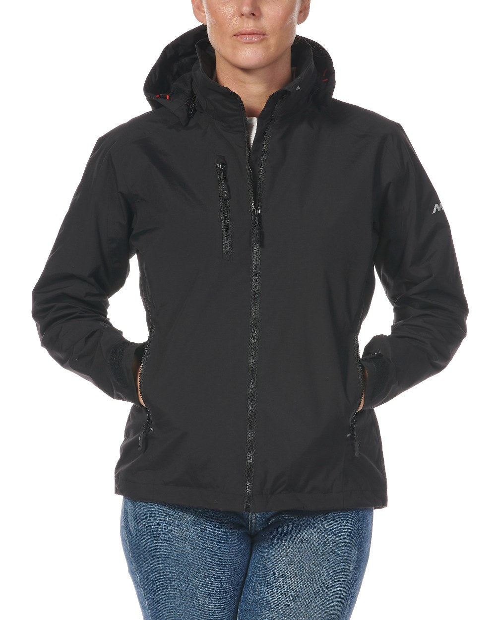 Black coloured Musto Womens Sardinia Jacket 2.0 on White background 