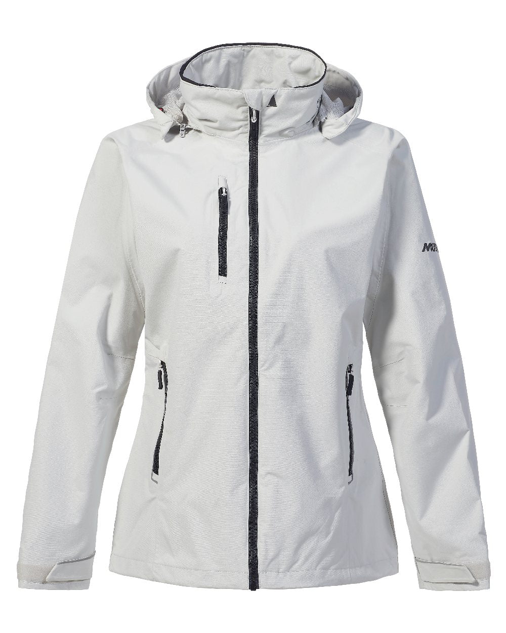 Platinum coloured Musto Womens Sardinia Jacket 2.0 on White background 