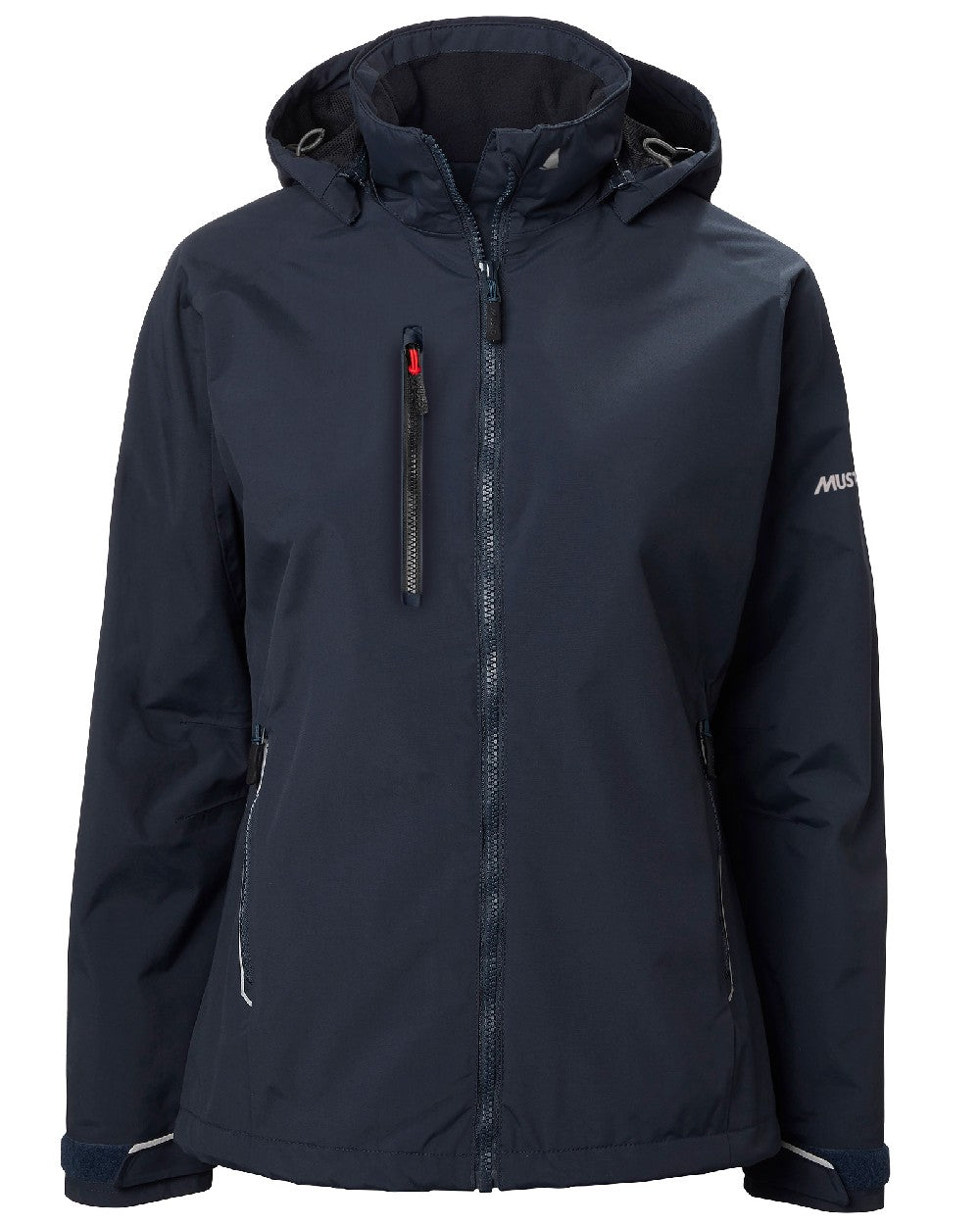 True Navy coloured Musto Womens Sardinia Jacket 2.0 on White background 