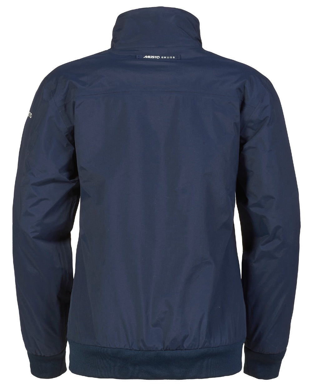 Navy/Carbon coloured Musto Womens Snug Blouson Jacket on White background 