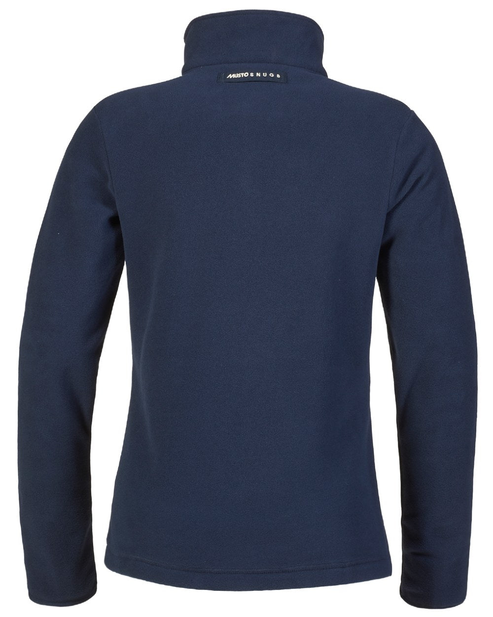 Navy coloured Musto Womens Snug Fleece on White background 