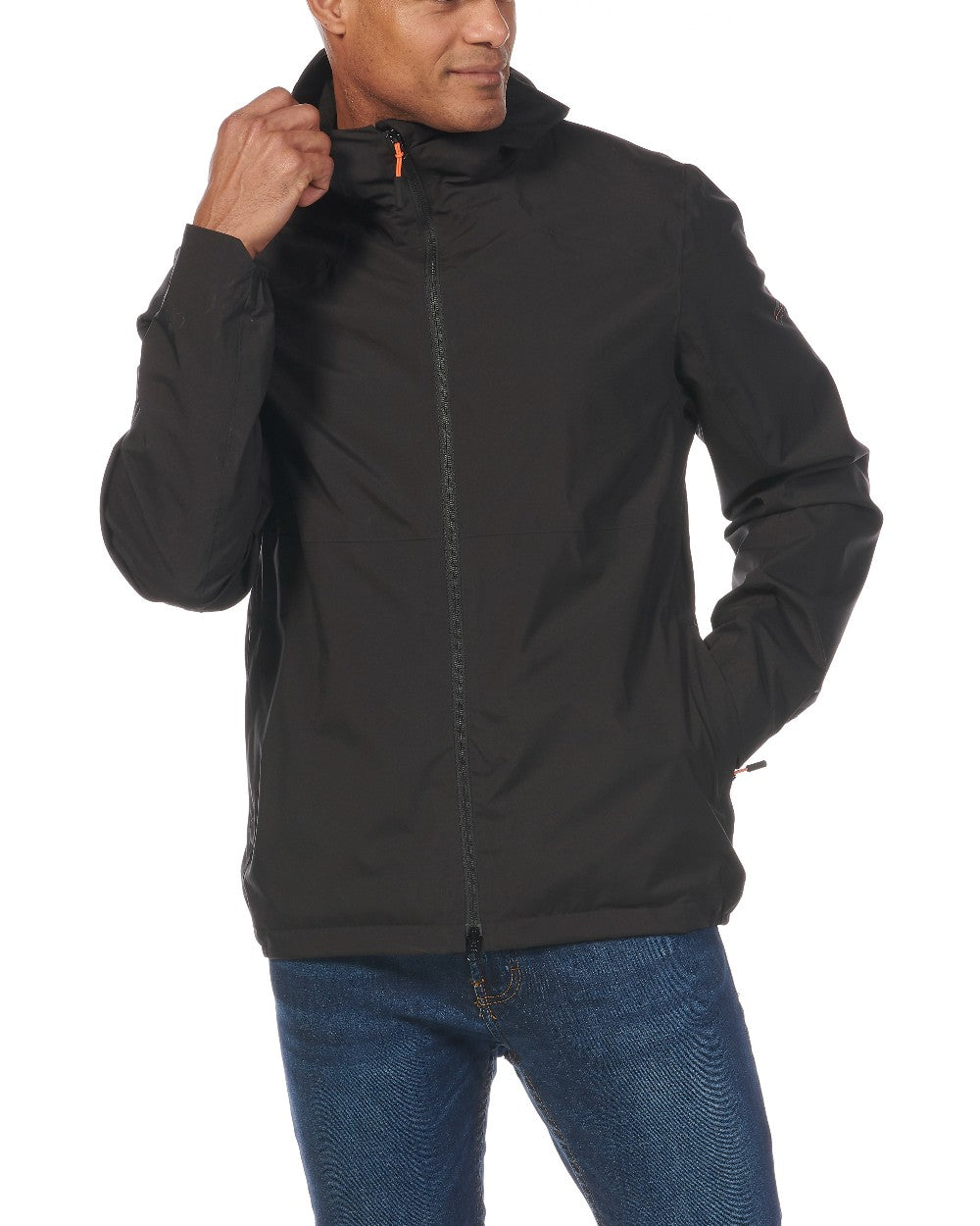 Musto X Land Rover Lite Rain Jacket in Black 