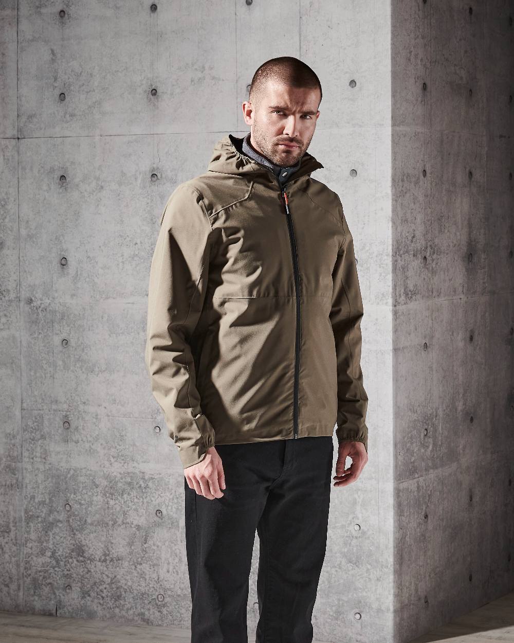 Musto X Land Rover Lite Rain Jacket in Crocodile 