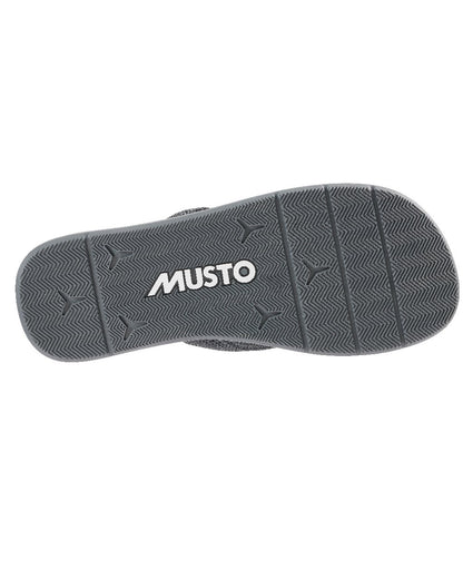 Musto Nautic Sandal in Ebony Platinum 