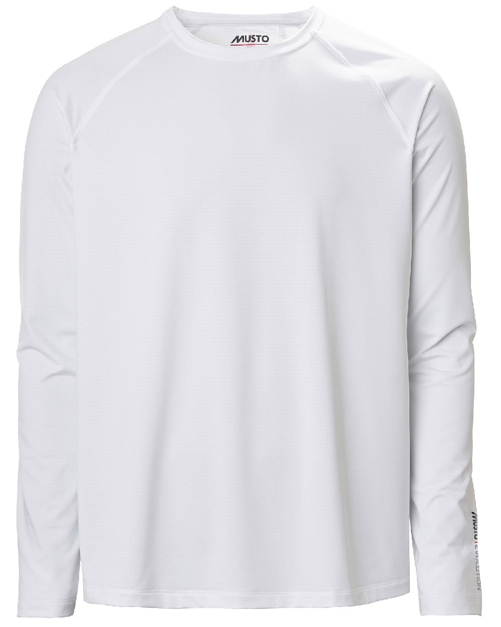 Musto Mens Sunblock Long Sleeve T-Shirt 2.0 in white 