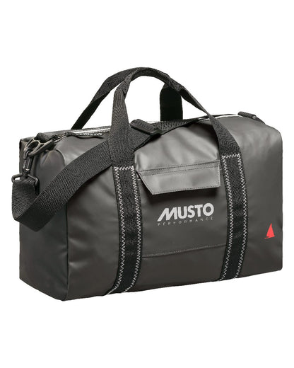 Carbon coloured Musto Genoa Small Carryall on White background 