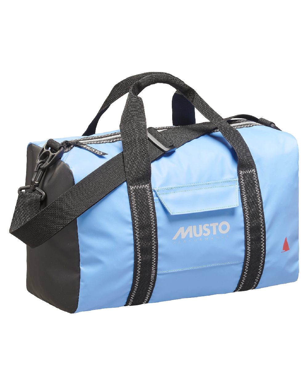 Silver Lake Blue coloured Musto Genoa Small Carryall on White background 