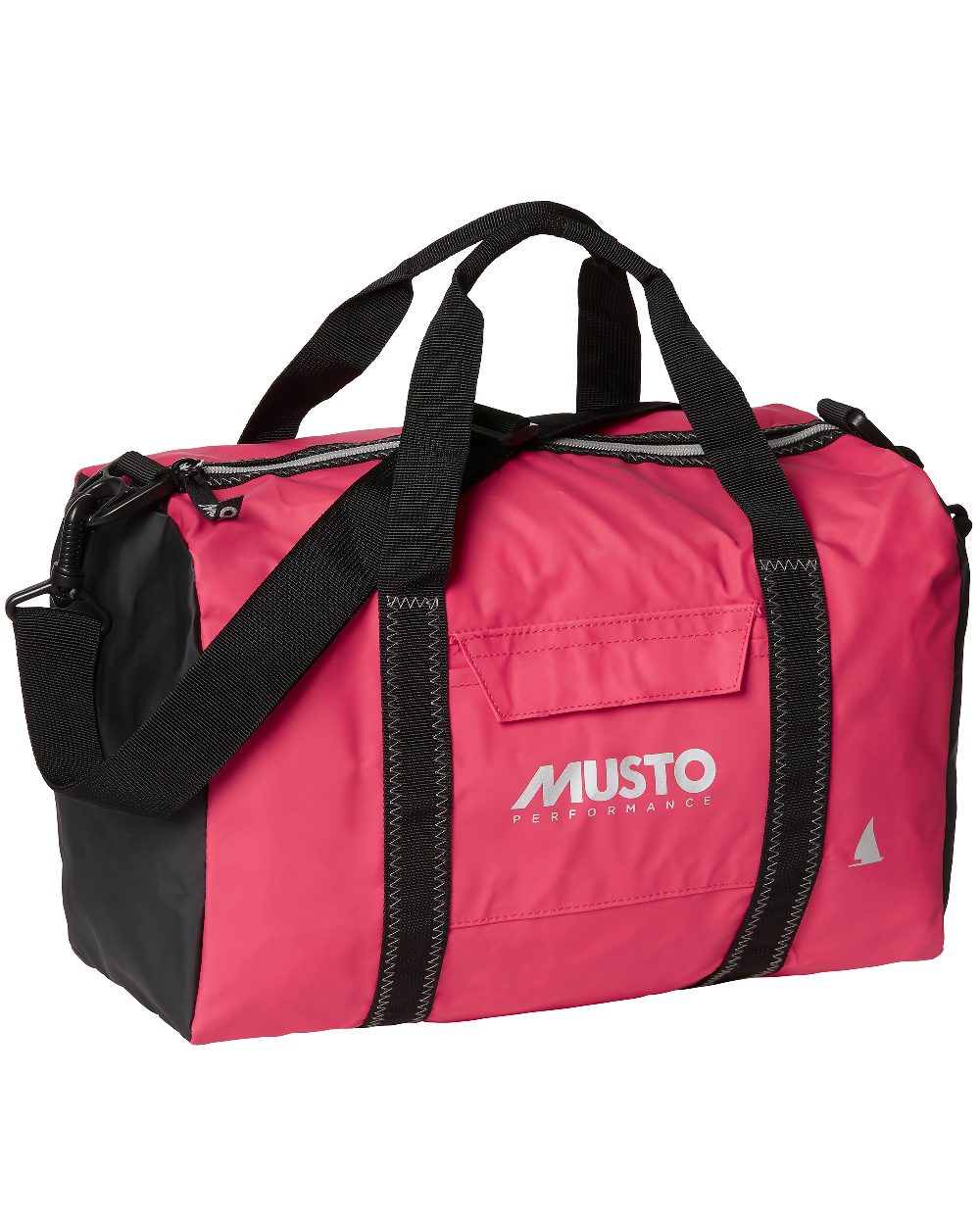 Magenta coloured Musto Genoa Small Carryall on White background 
