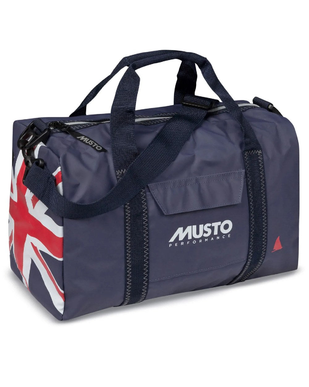 GBR Blue coloured Musto Genoa Small Carryall on White background 