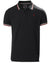 Black coloured Musto Mens Evolution Pro Lite Short Sleeved Polo on White background #colour_black