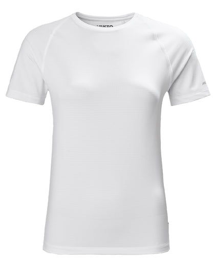 Musto Womens Evolution Sunblock Short Sleeve T-Shirt in White 