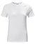 White Coloured Musto Womens Evolution Sunblock Short Sleeve T-Shirt On A White Background #colour_white