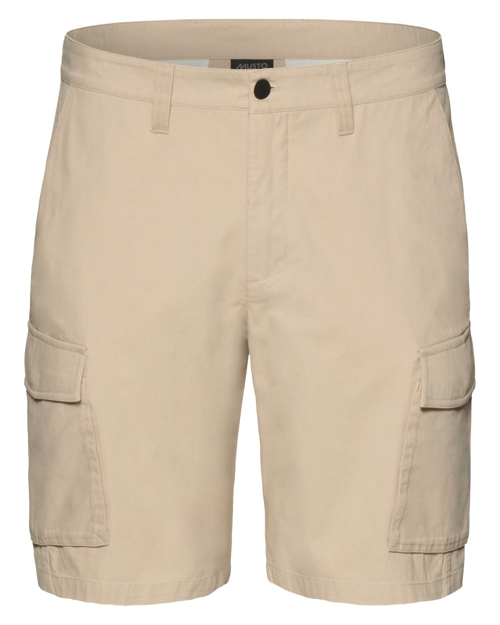 Pure Cashmere coloured Musto Mens Original Cargo Shorts on white background 