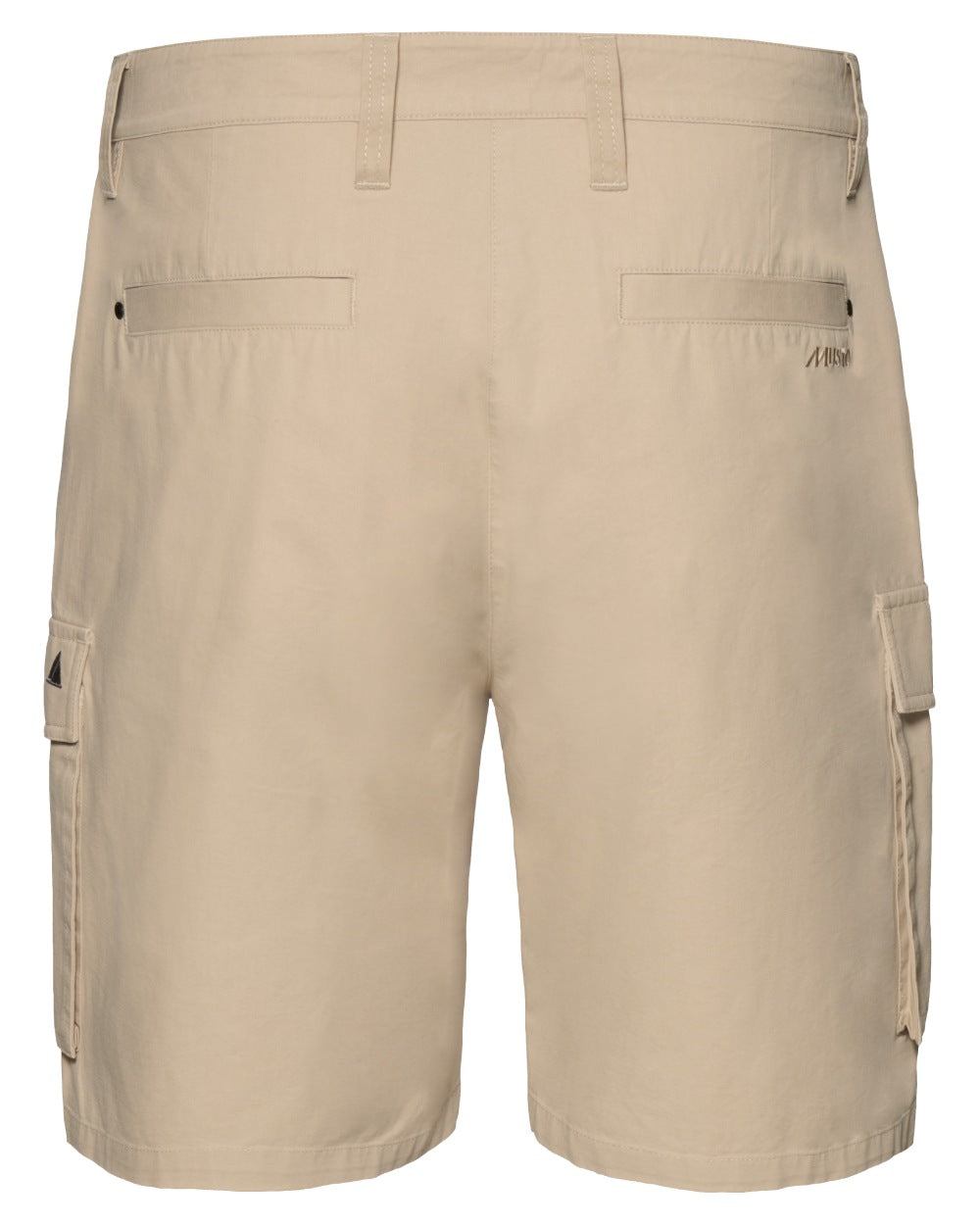 Pure Cashmere coloured Musto Mens Original Cargo Shorts on white background 