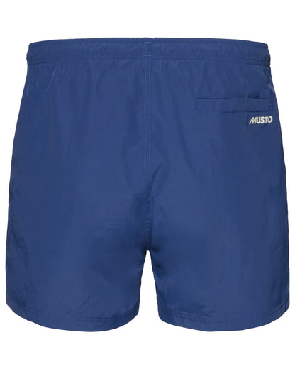 Mazarine Blue coloured Musto Mens Original Swim Shorts on white background 