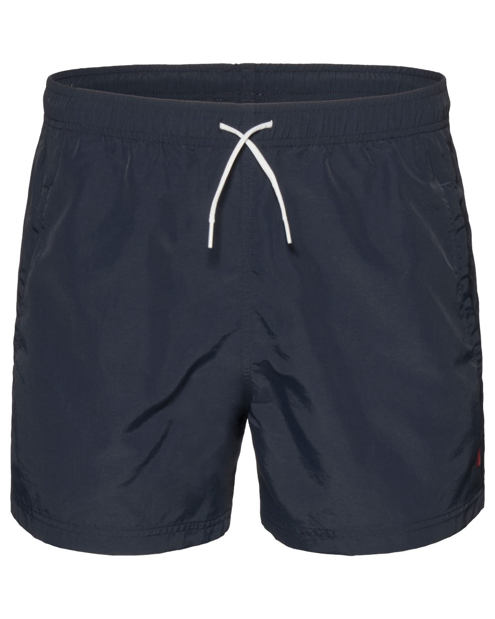 Navy coloured Musto Mens Original Swim Shorts on white background 