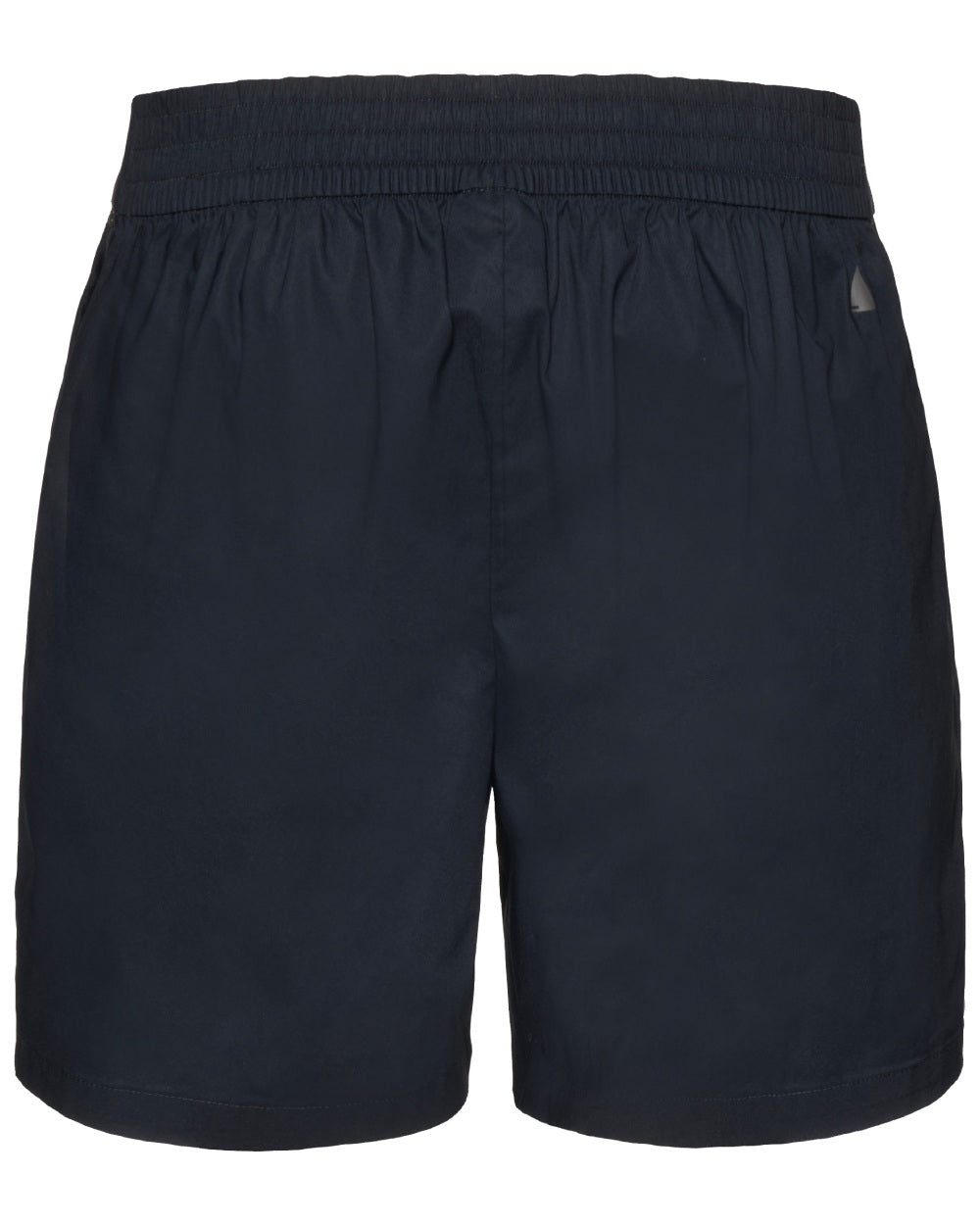 Navy coloured Musto Womens Evo Fast Dry Shorts on white background 