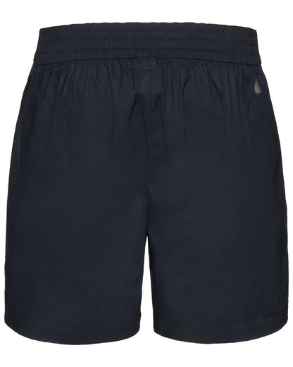 Navy coloured Musto Womens Evo Fast Dry Shorts on white background 