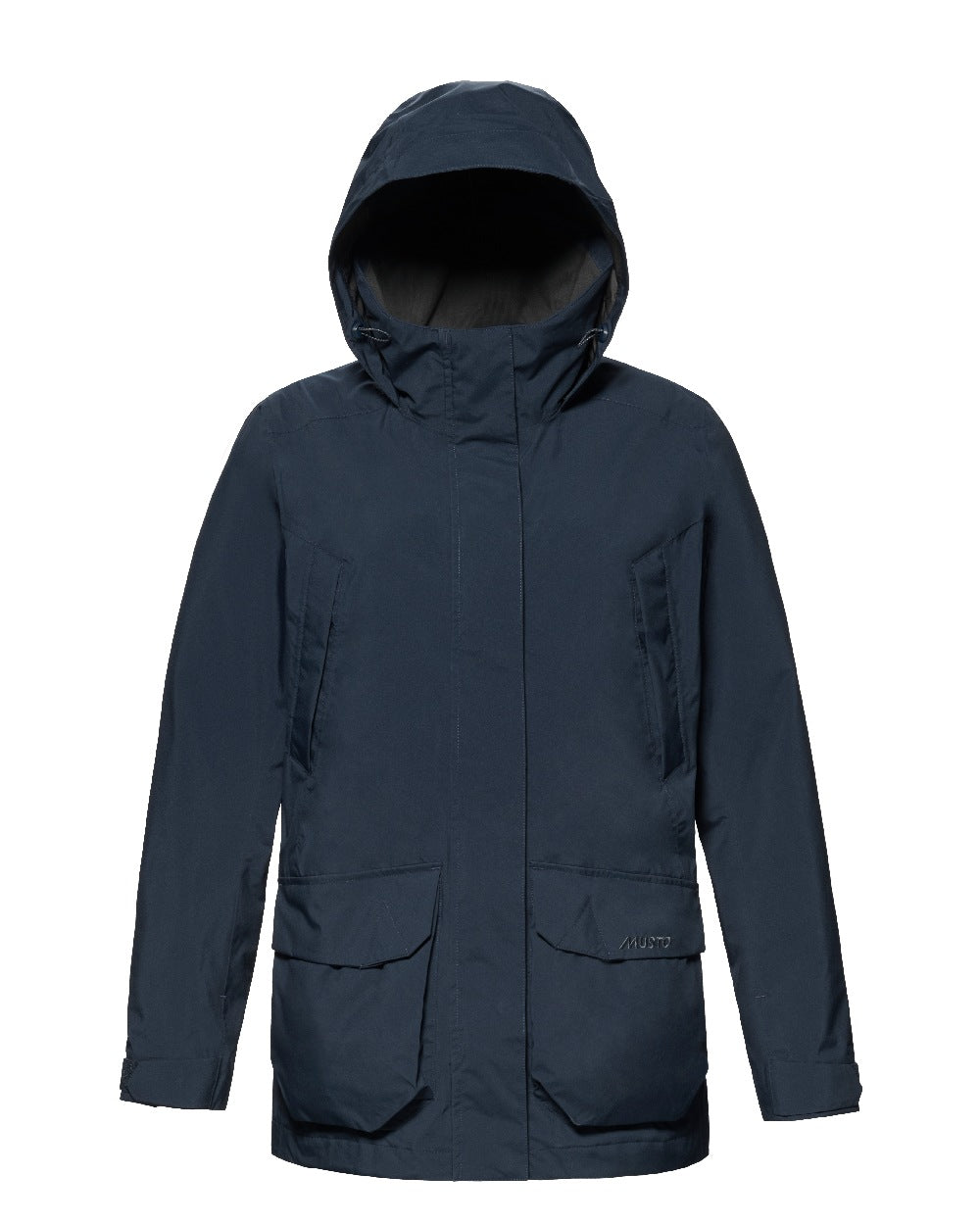 Navy Coloured Musto Womens Fenland Jacket 3.0 on White Background 
