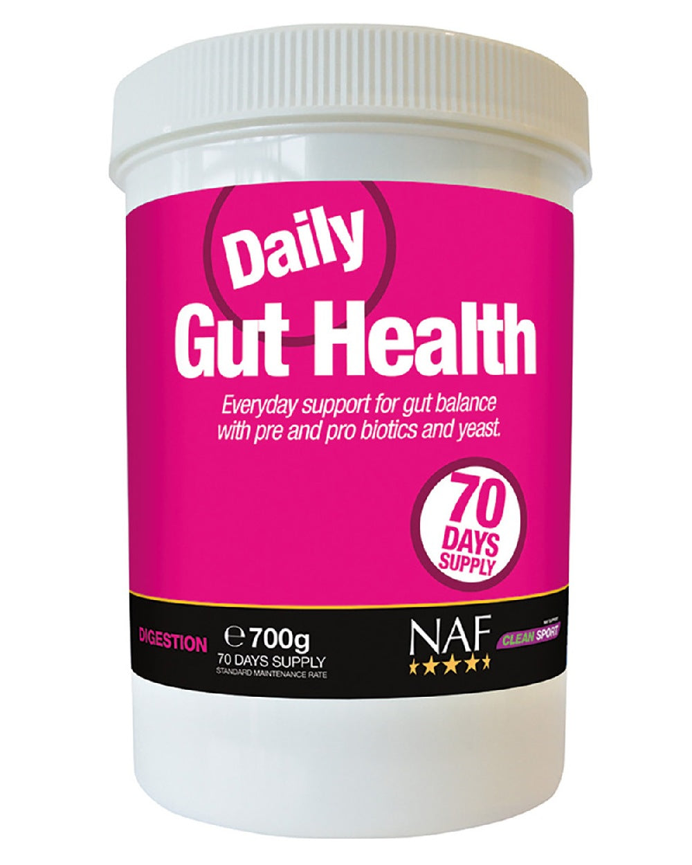 NAF Daily Gut Health 700gm on white background
