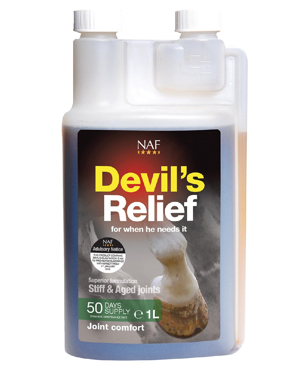 NAF Devils Relief 1l on white background