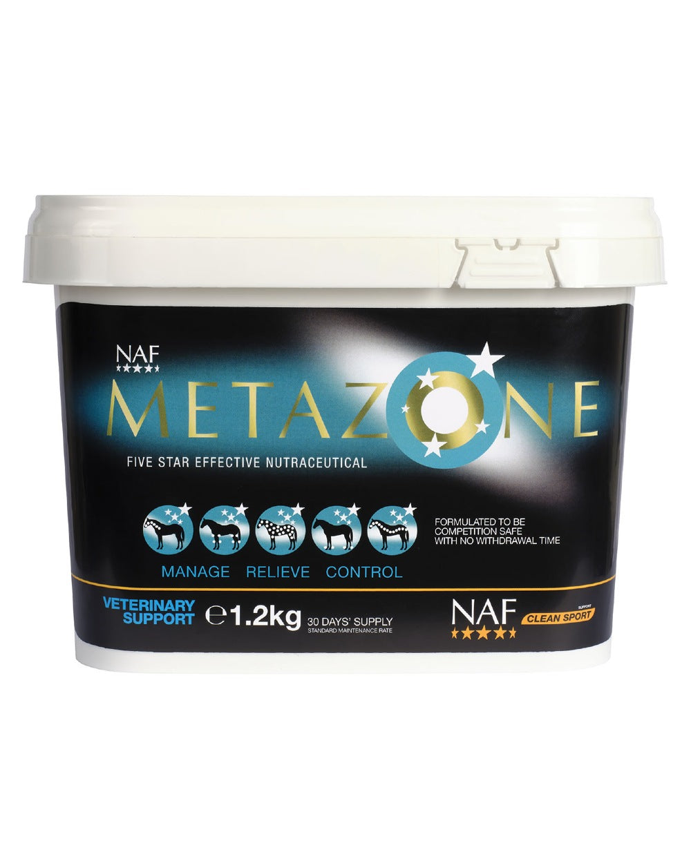 NAF Five Star Metazone Powder 1.2KG on white background