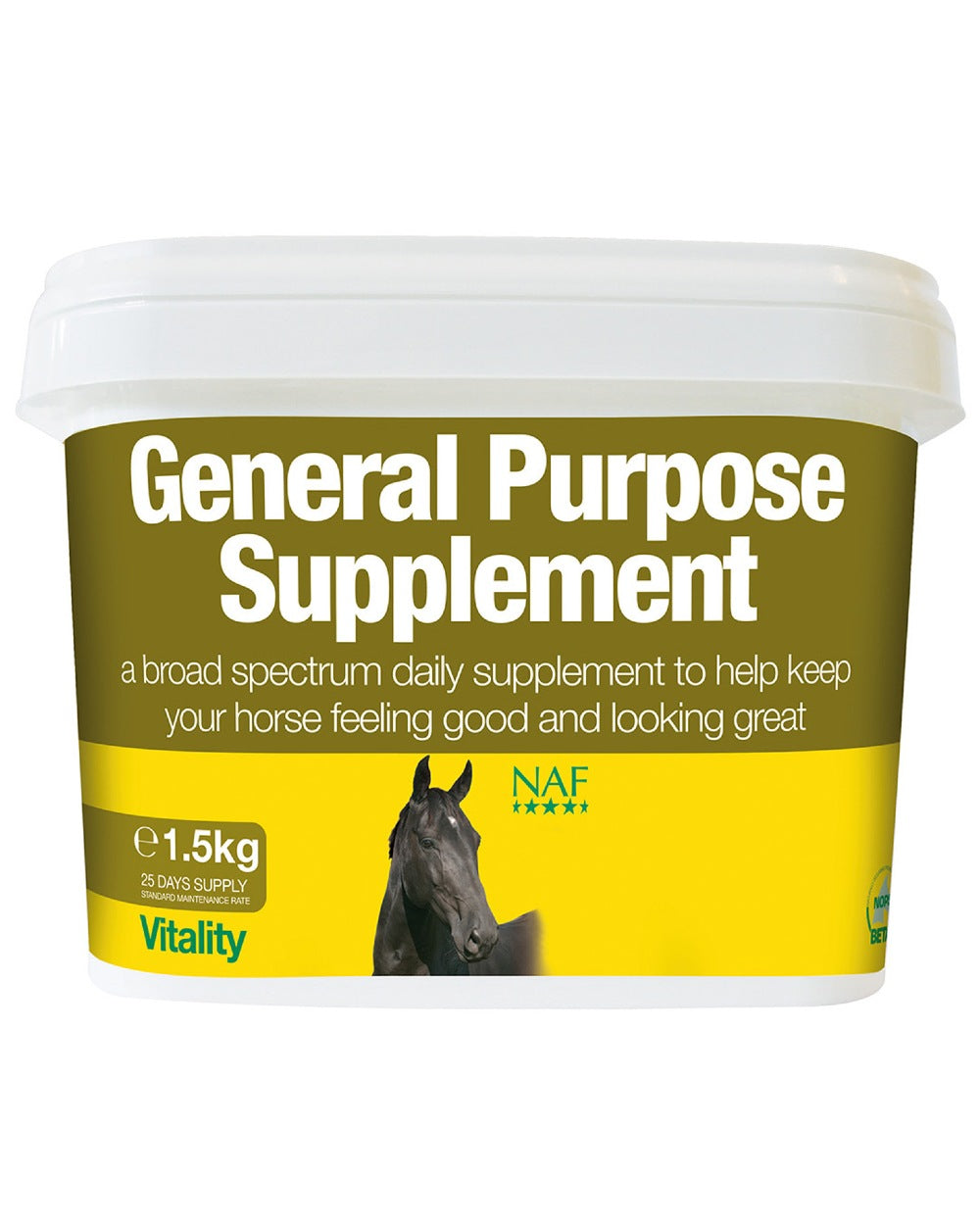 NAF General Purpose Supplement 1.5kg on white background