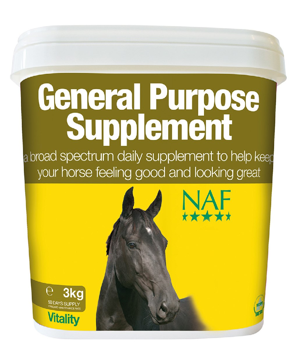 NAF General Purpose Supplement 3kg on white background